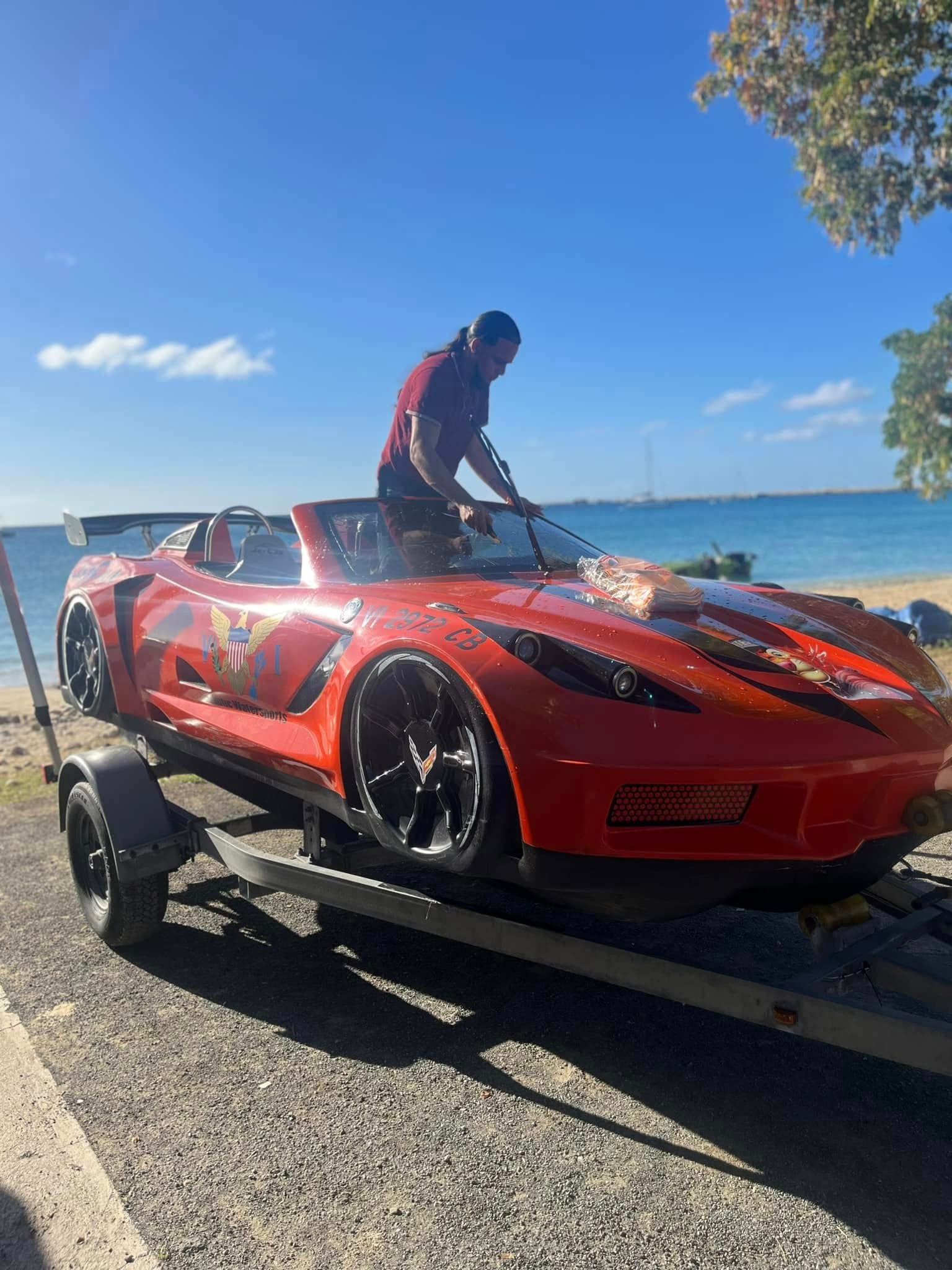 Custom windshield banner